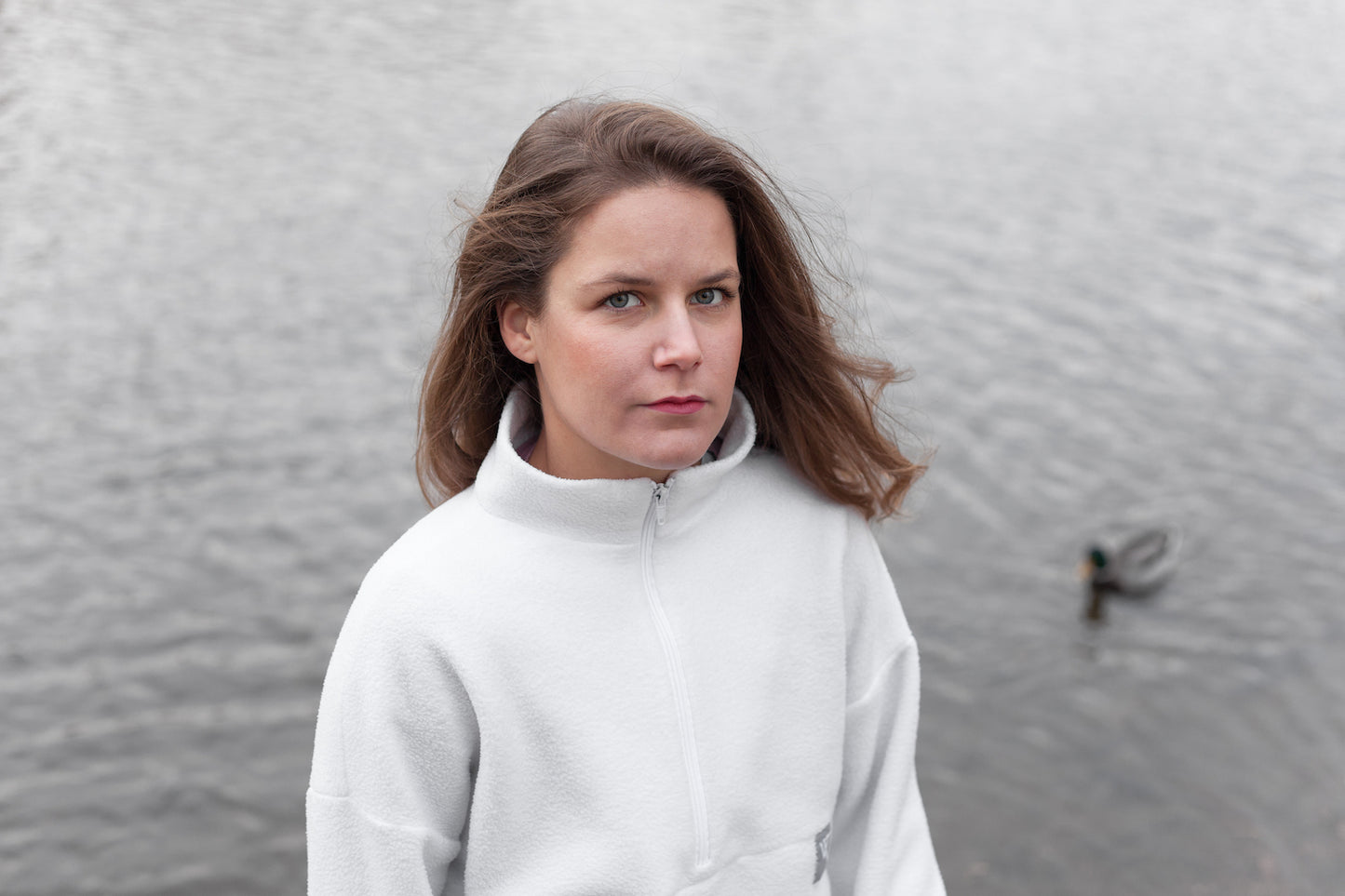 Fleecka - Bílá